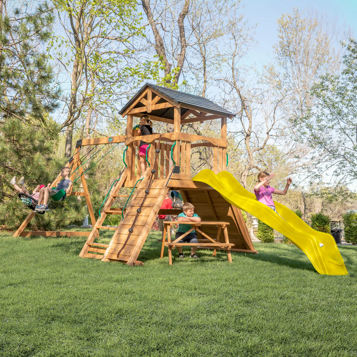 Backyard Discovery Endeavor II Cedar Wood Swing Set image 11
