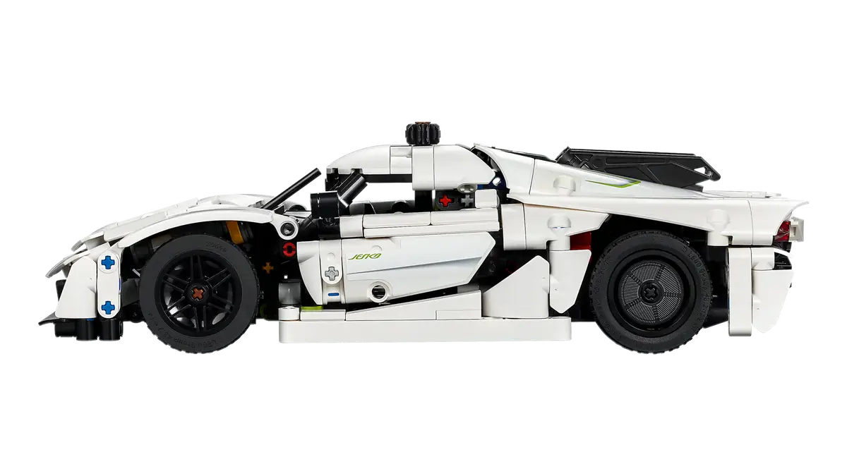 LEGO 42184 Technic Koenigsegg Jesko Absolut White Hypercar image 2