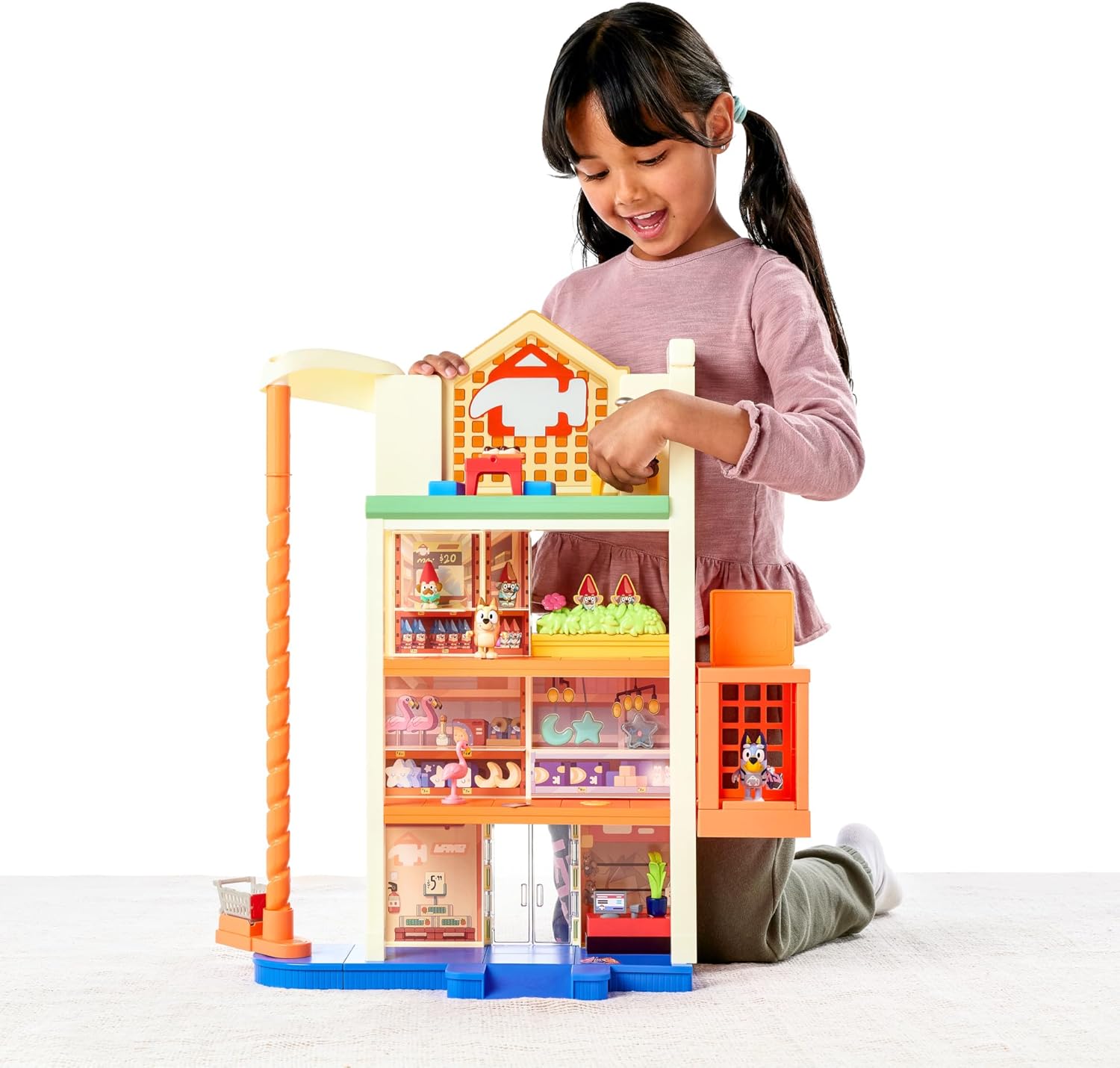 Bluey Hammerbarn Shopping Center Mega Set image 5