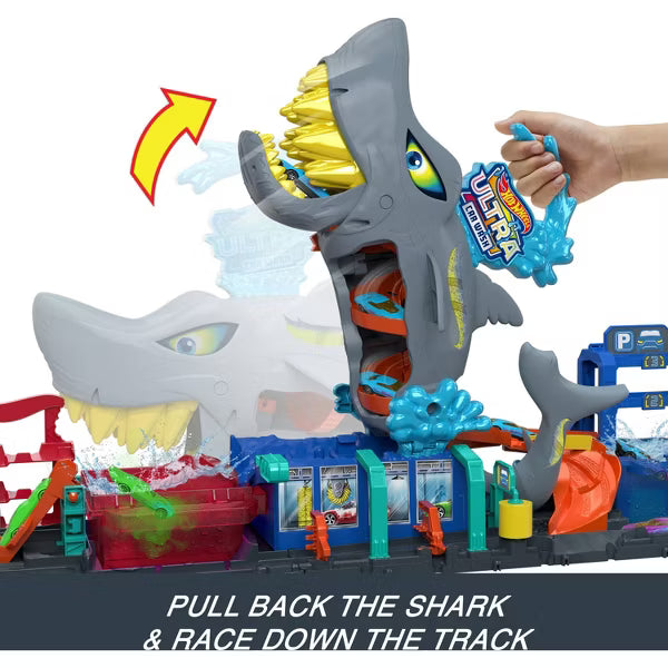 Hot Wheels Ultra Shark Car Wash Playset image 5