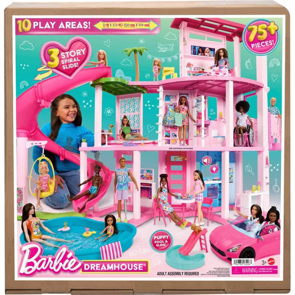 Barbie Dreamhouse Pool Party Doll House and Playset with 75+ Pieces image 5