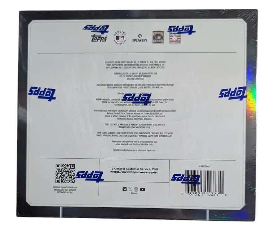 Topps 2026 Chrome Black Baseball Hobby Box