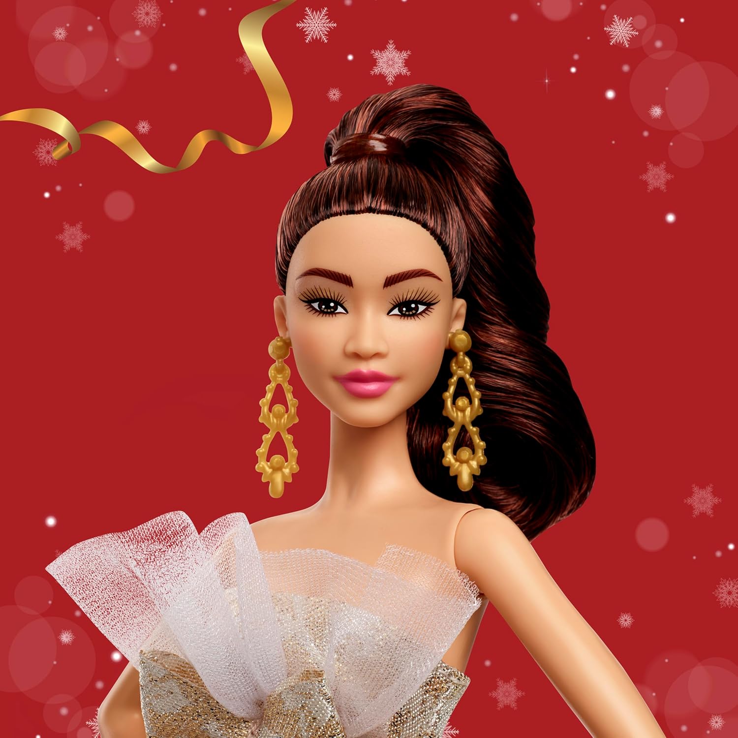 Barbie Signature 2025 Holiday Fashion Doll Pony Hair image 1