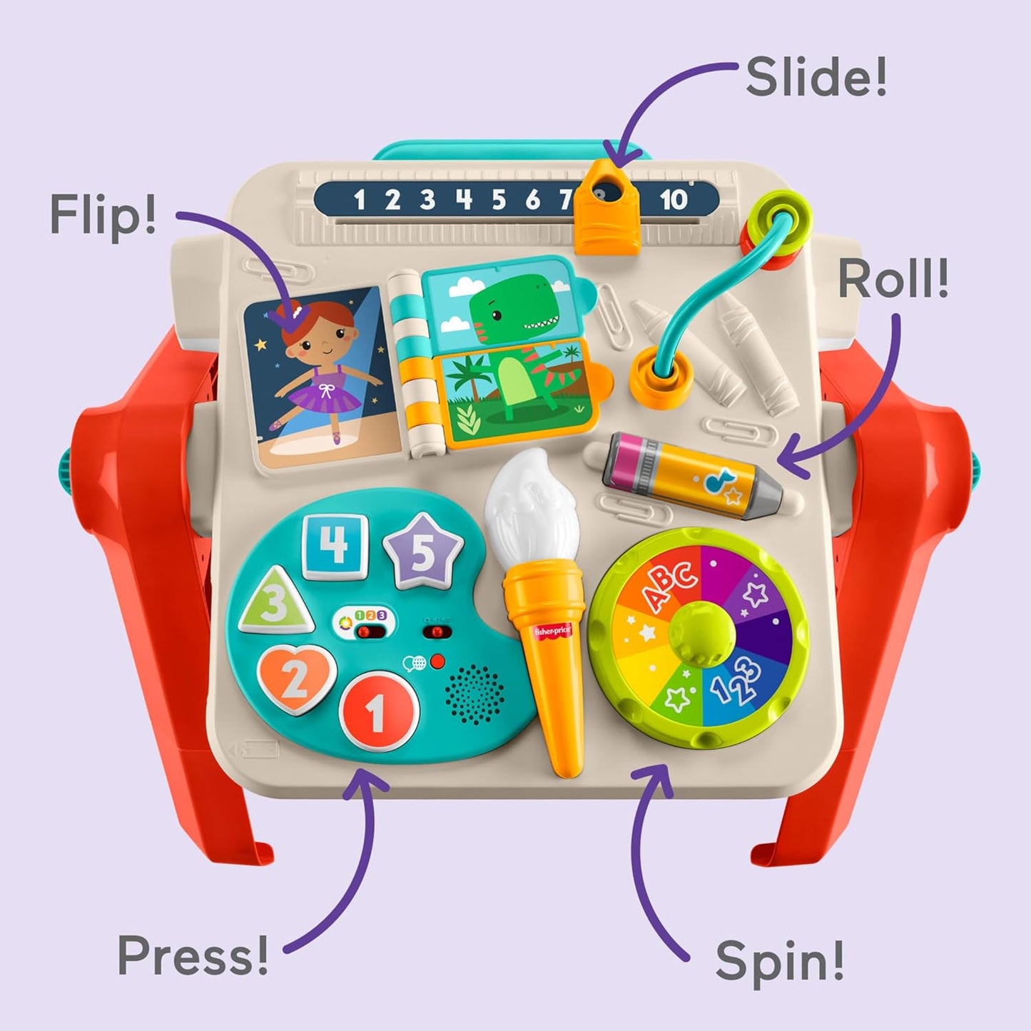 Fisher-Price Laugh & Learn 4-In-1 Table To Easel image 5
