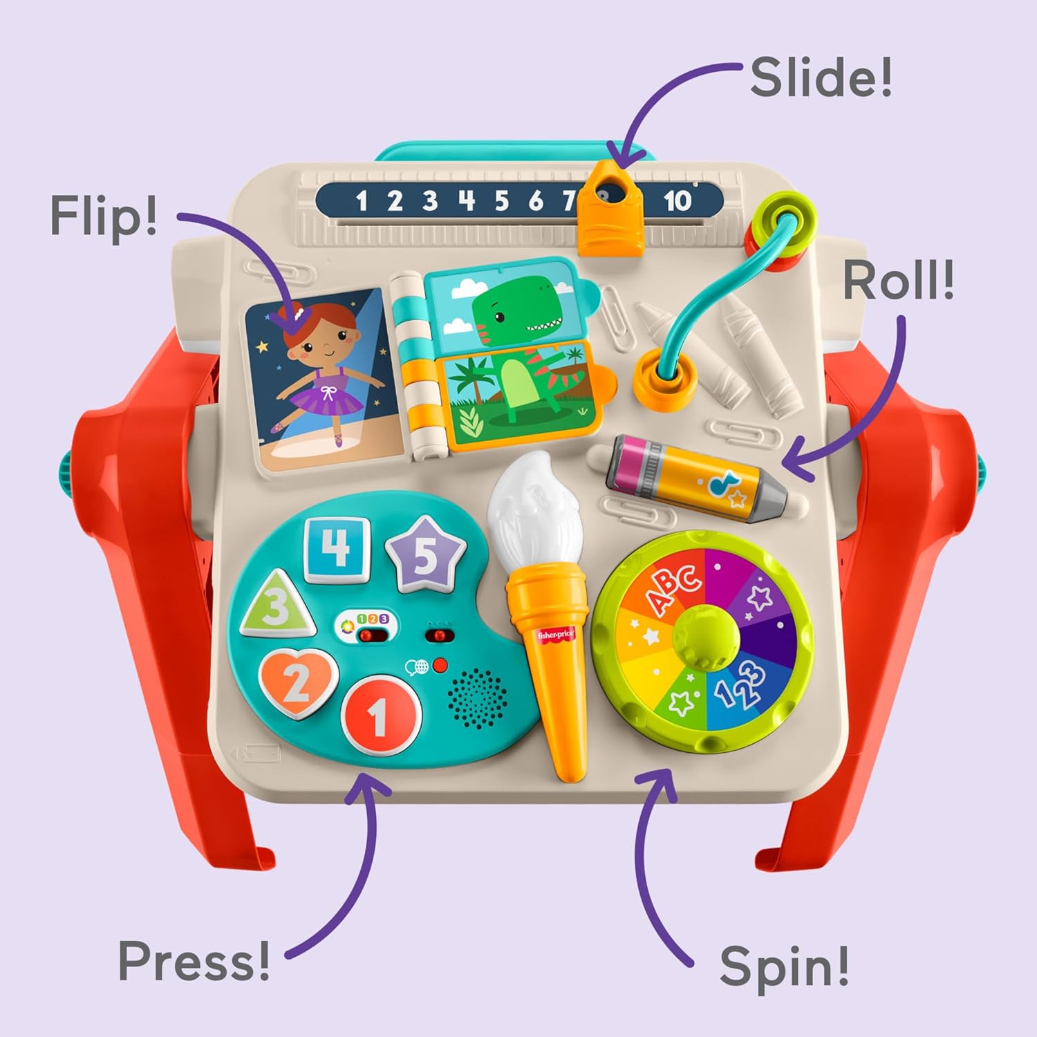 Fisher-Price Laugh & Learn 4-In-1 Table To Easel image 5