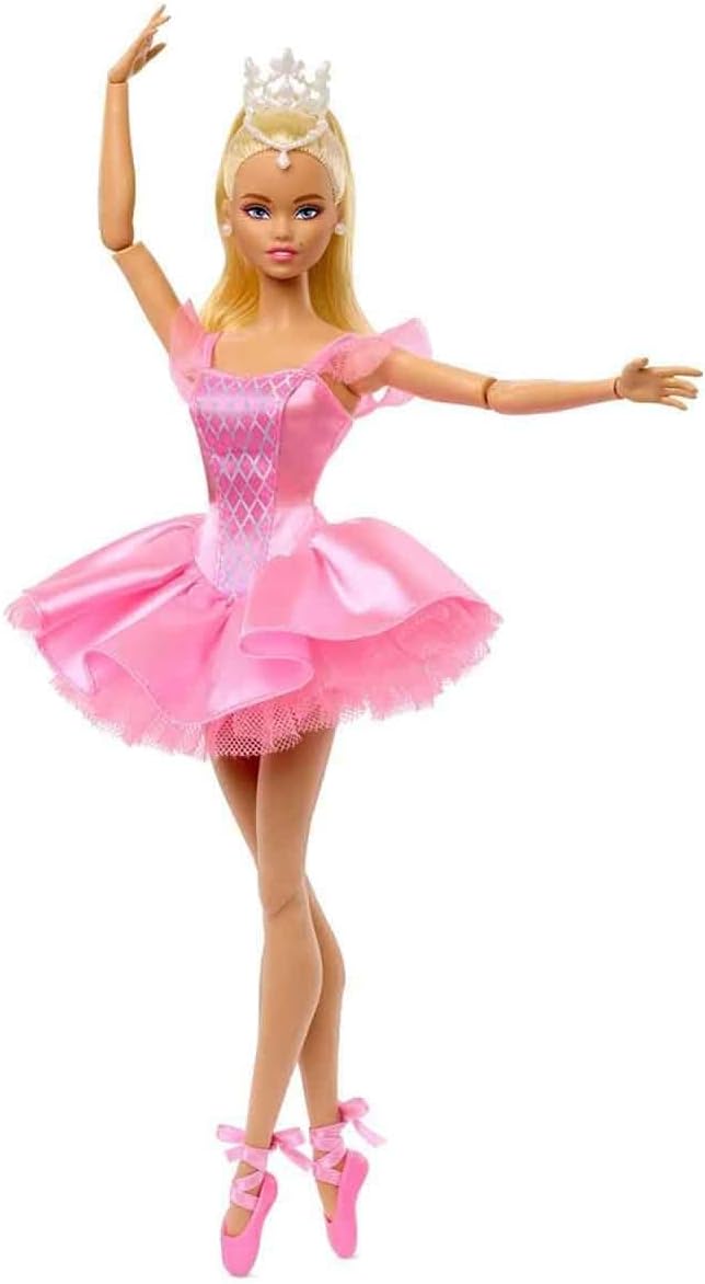 Barbie Signature Ballet Wishes 11" Collectible Fashion Doll in Satiny Pink Tutu image 1