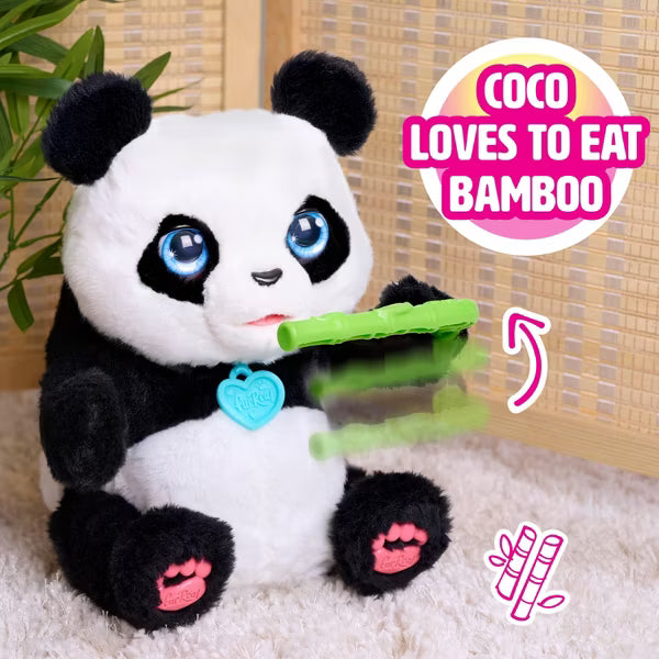 FurReal Friends Coco the Tumbling Panda Stuffed Animal image 1