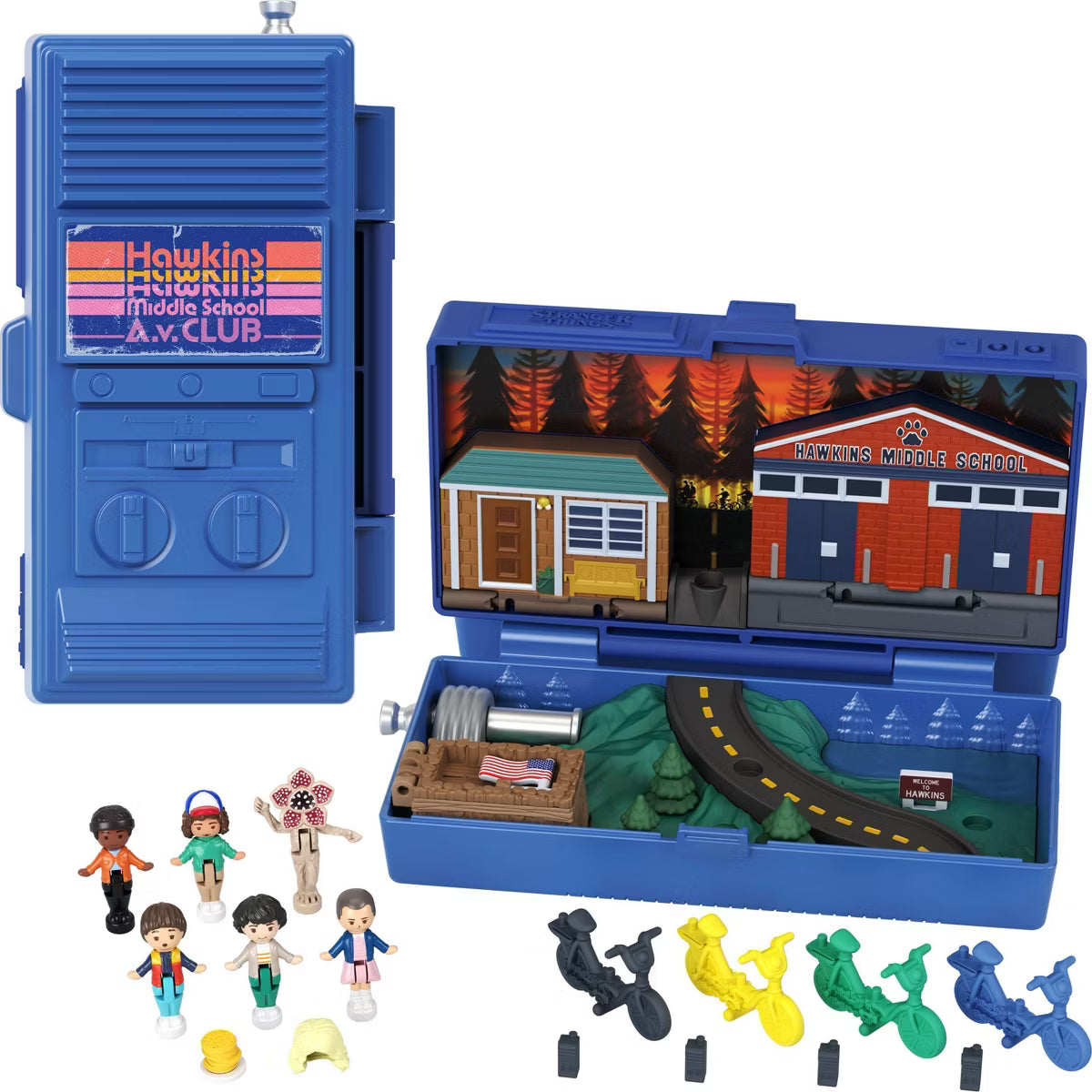 Polly Pocket Collector Stranger Things Compact, Special Edition Dolls image 0