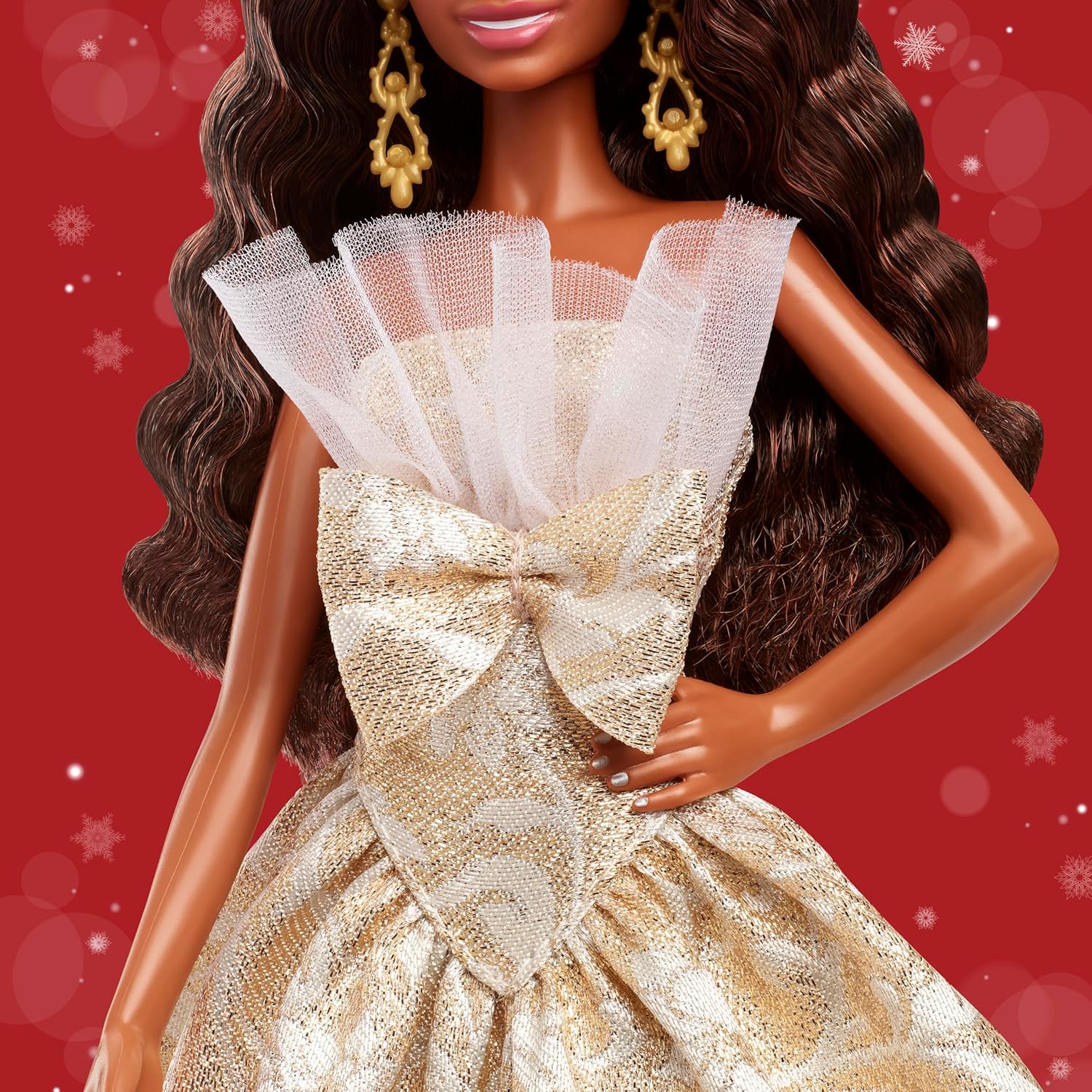 Barbie Signature 2025 Holiday Fashion Doll Black image 2