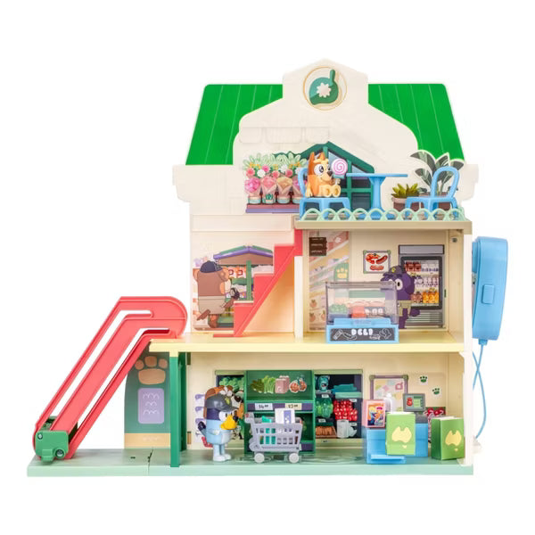 Bluey Let's Play Chef Supermarket Playset image 0