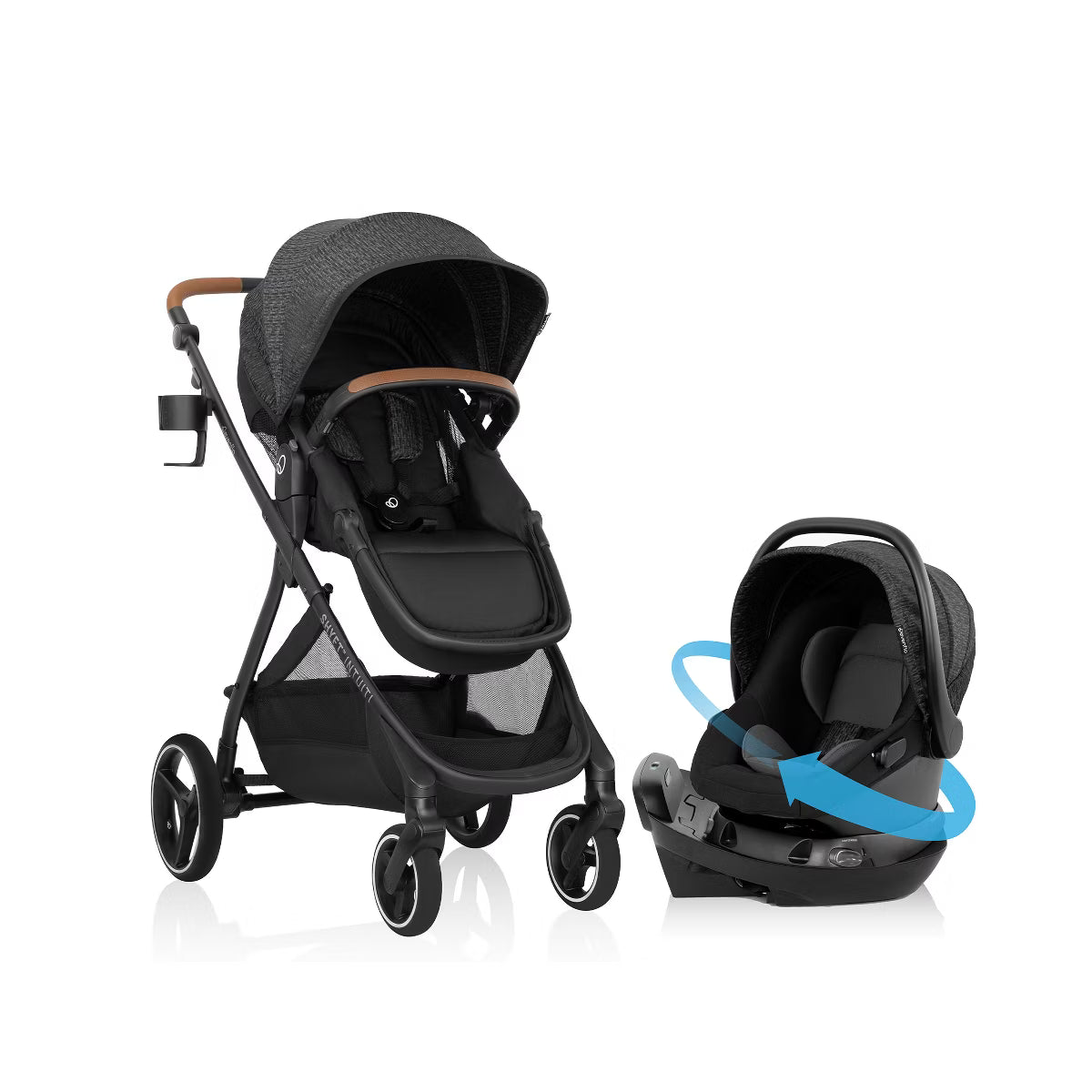 Evenflo Shyft Intuiti Travel System Featuring Revolve180 LiteMax NXT image 1