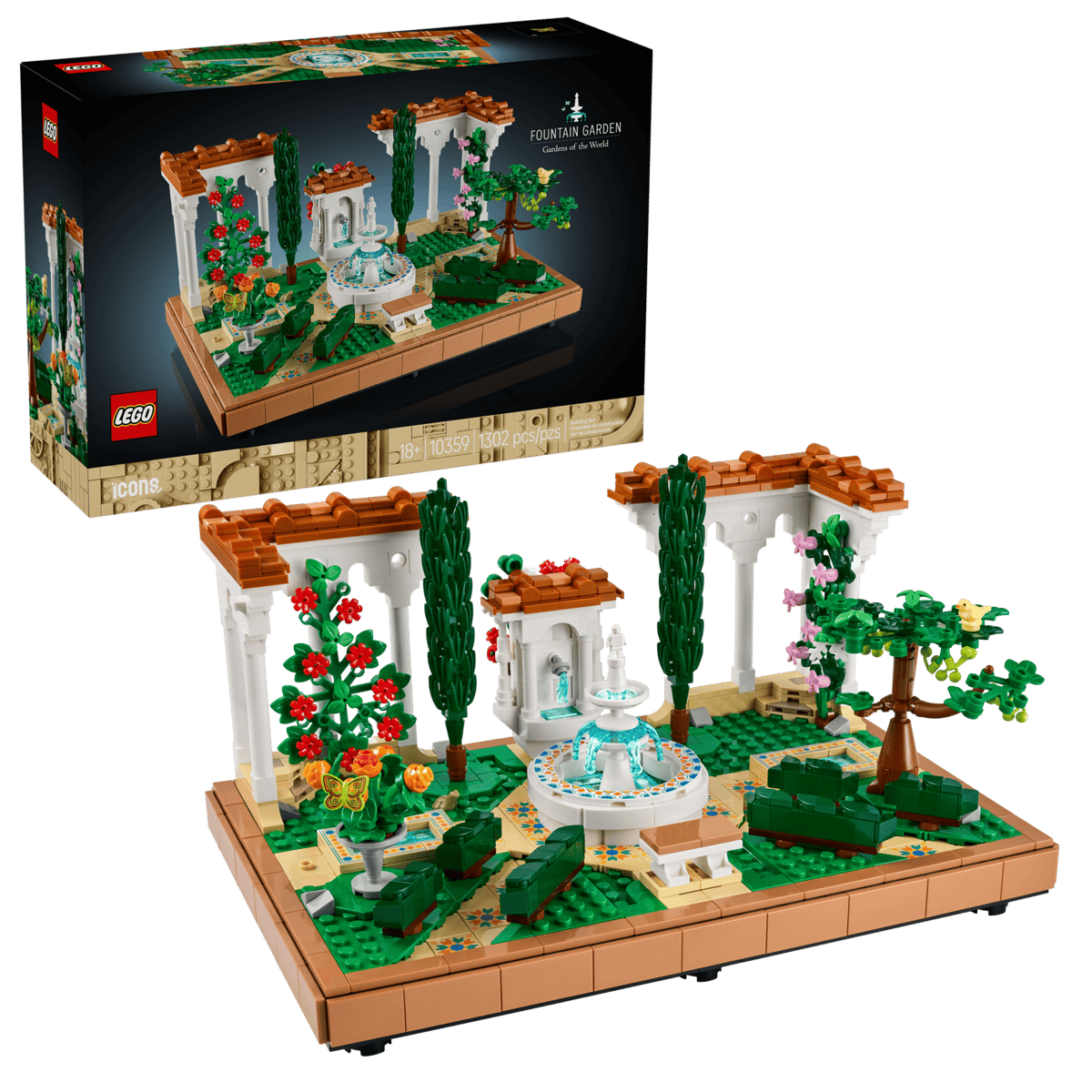 LEGO 10359 Icons Fountain Garden image 0