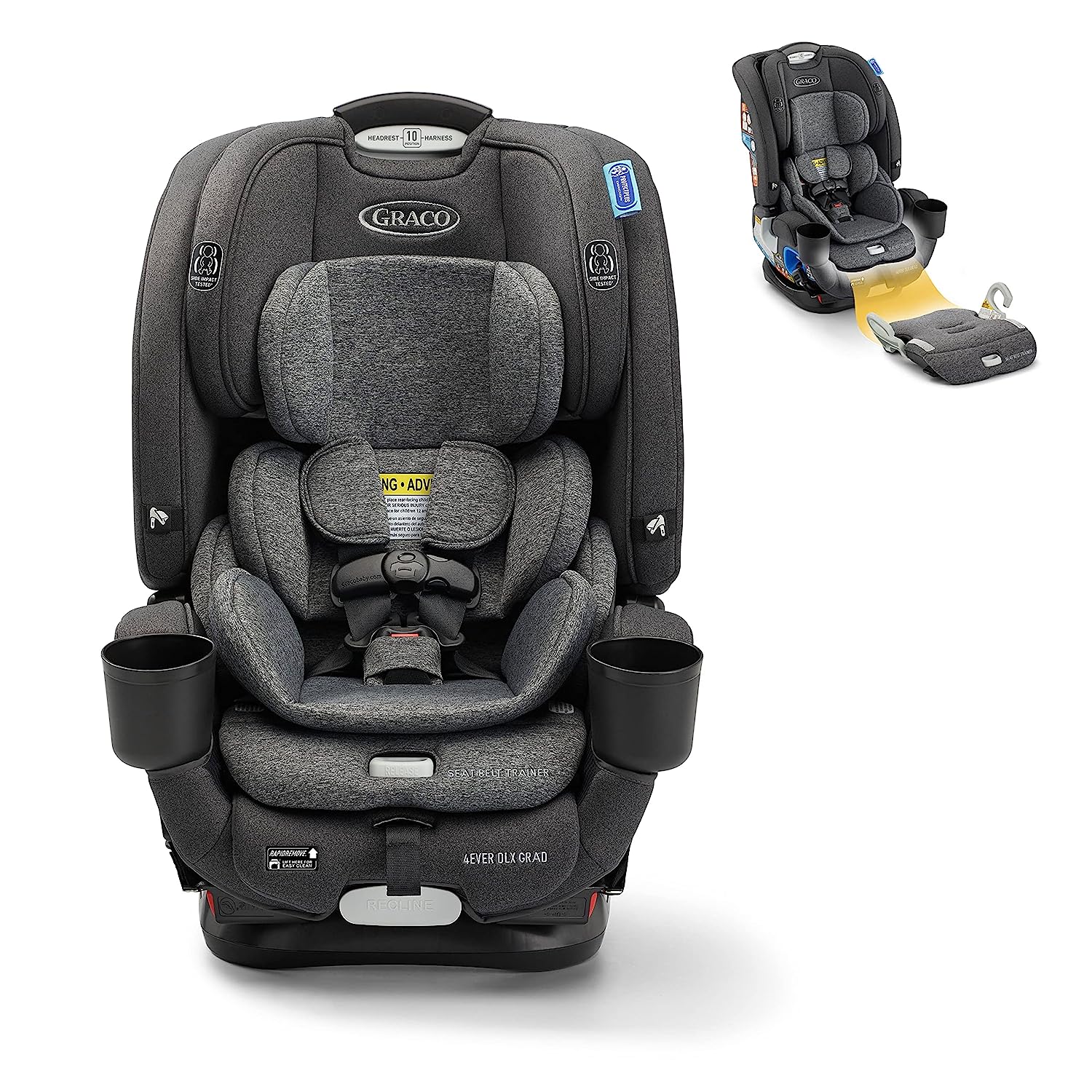 Graco 4Ever DLX Grad 5-in-1 Slim Car Seat image 0