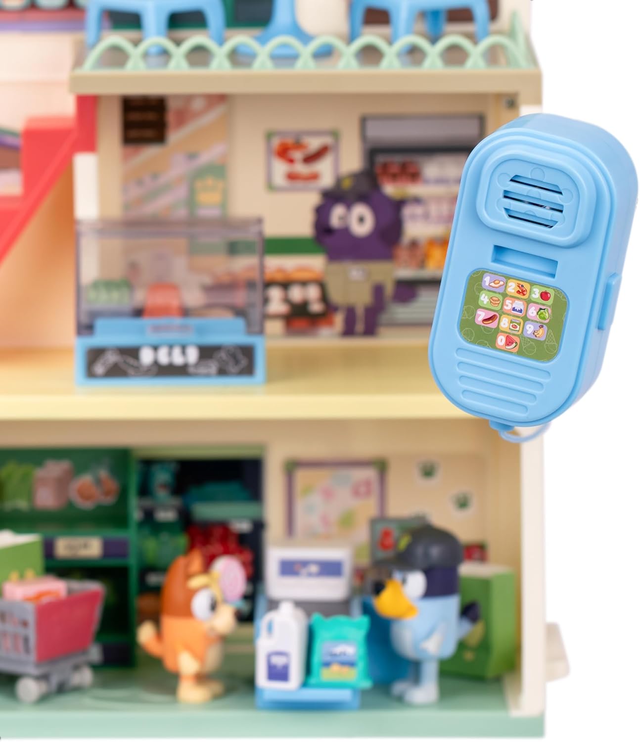 Bluey Let's Play Chef Supermarket Playset image 4