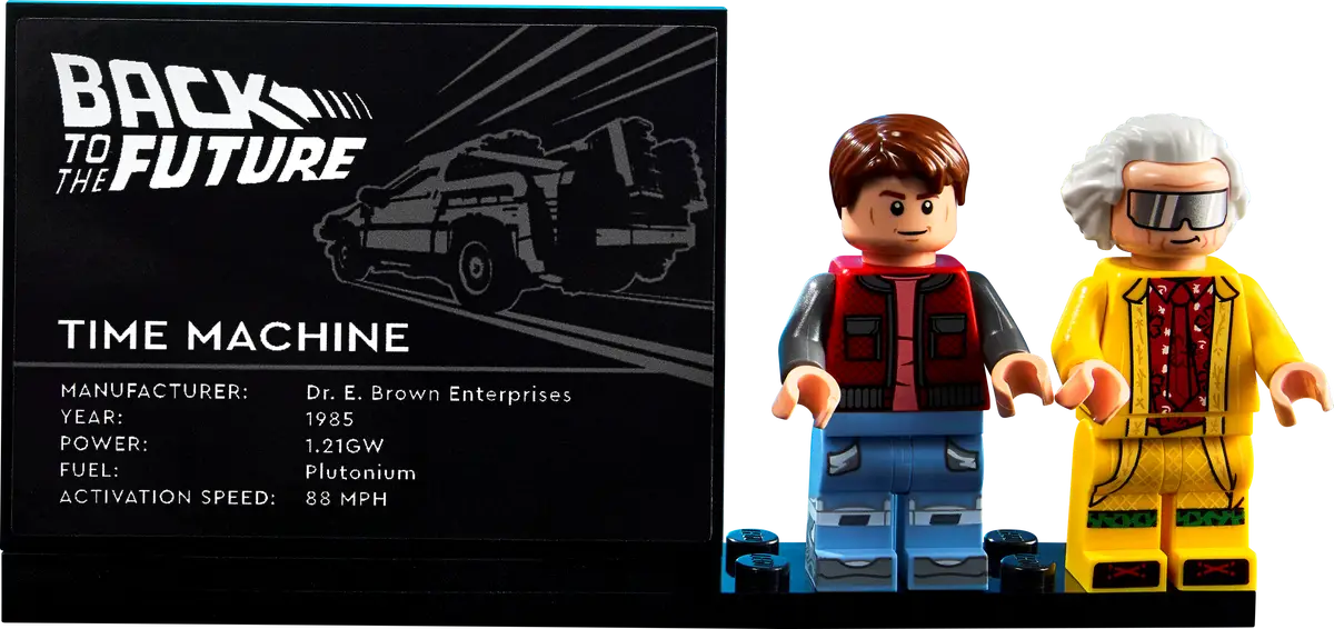 LEGO 10300 Icons Back to the Future Time Machine image 8