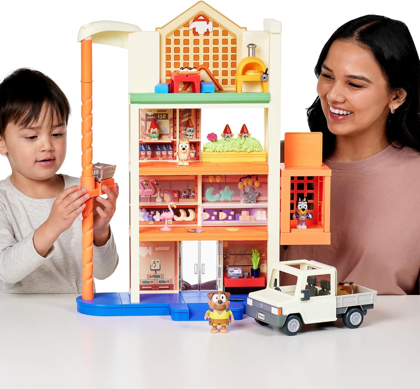 Bluey Hammerbarn Shopping Center Mega Set image 3