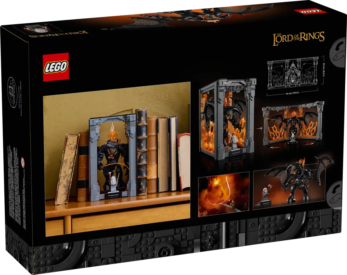 LEGO 10367 Icons The Lord of the Rings: Balrog Book Nook image 8