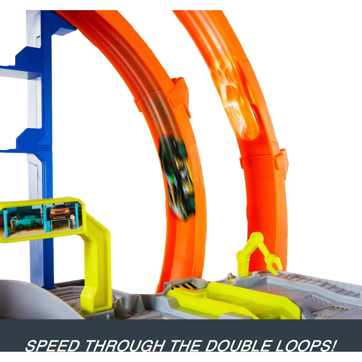 Hot Wheels Mega Loop Garage Playset image 1