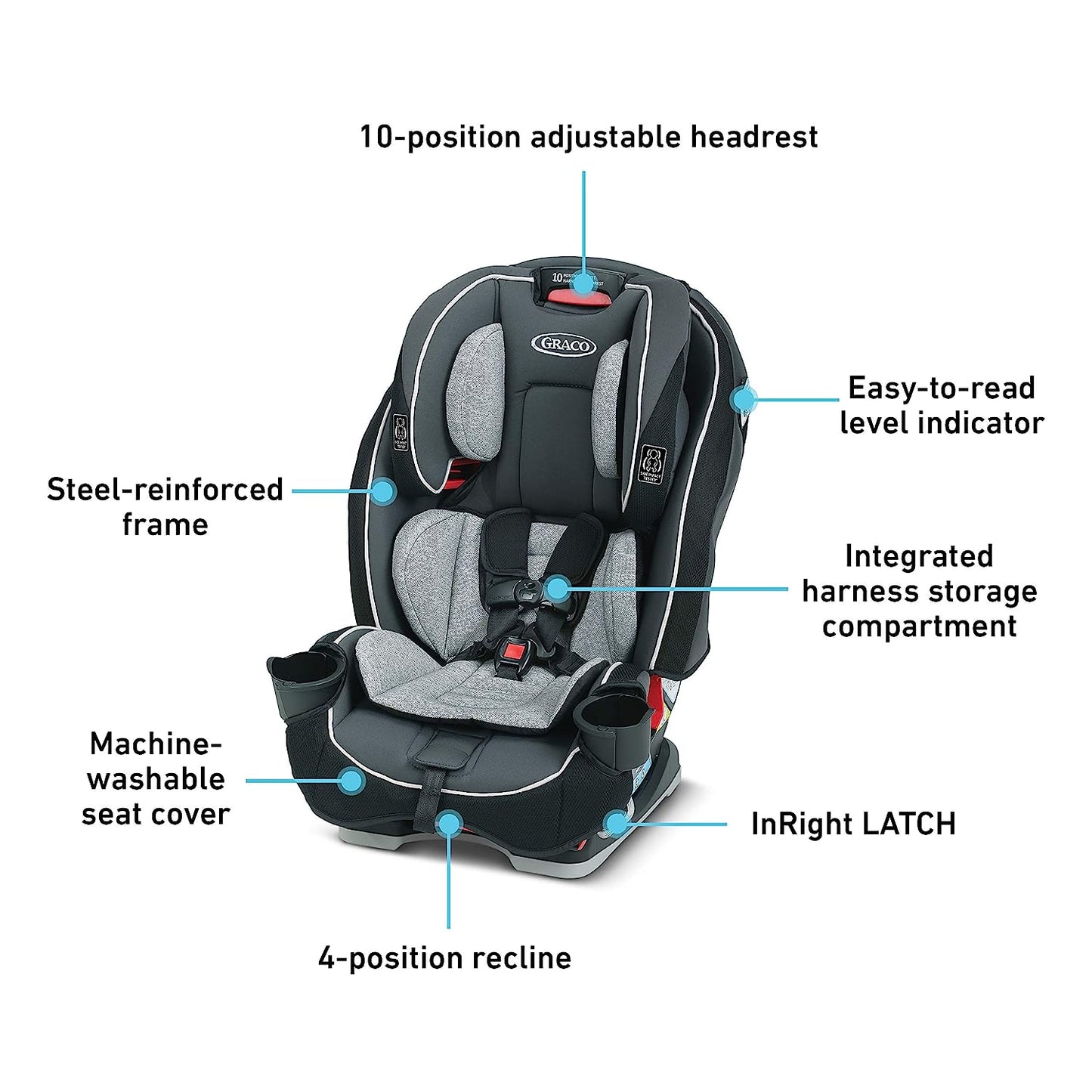 Graco SlimFit 3-in-1 Car Seat image 1