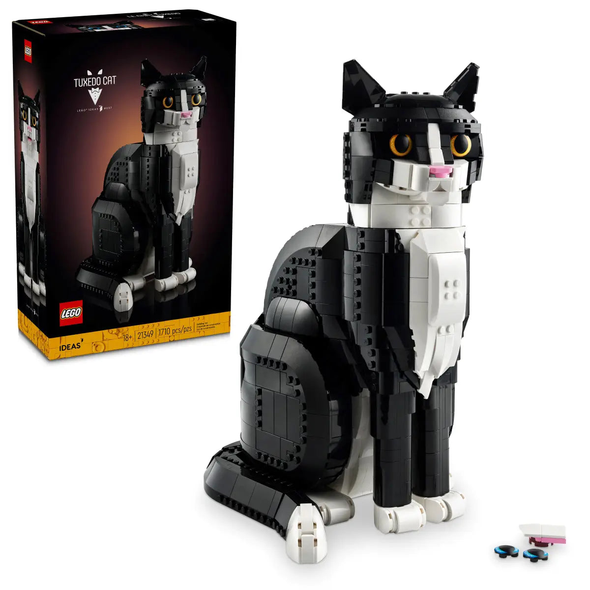 LEGO 21349 Ideas Tuxedo Cat image 1