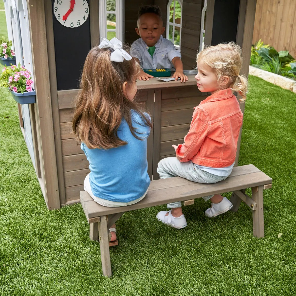 Kidkraft Forestview II Wooden Playhouse image 4