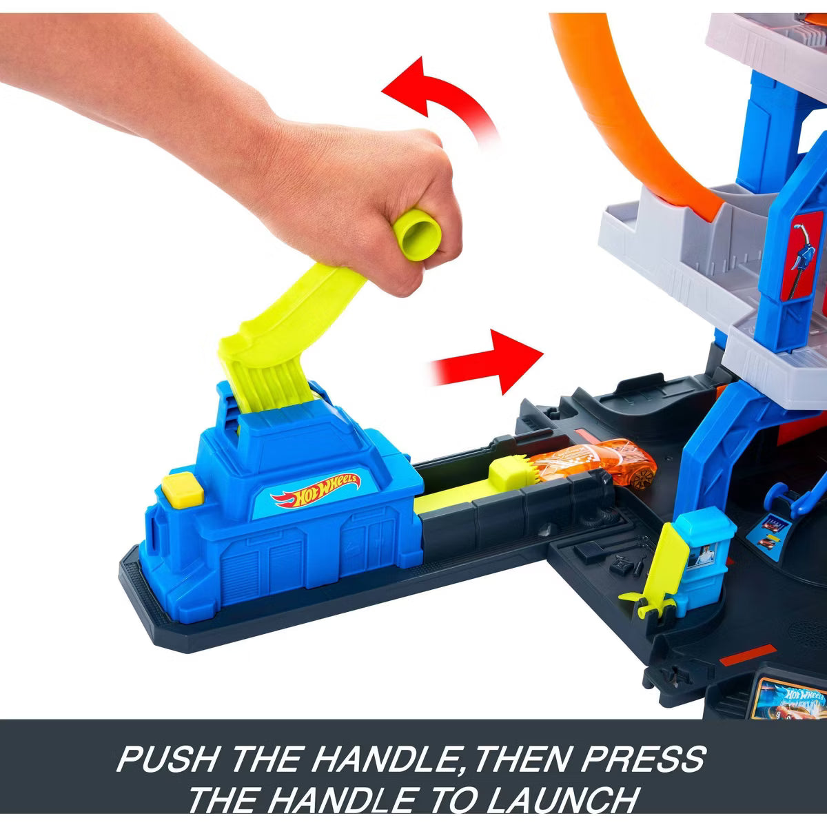 Hot Wheels Mega Loop Garage Playset image 5