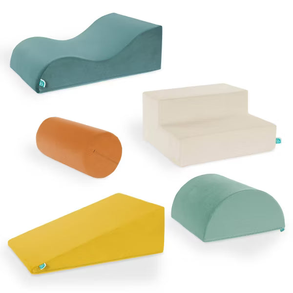 B. Toys Foam Building Shapes for Indoor Play Soft Play Equipment - 5pc image 1