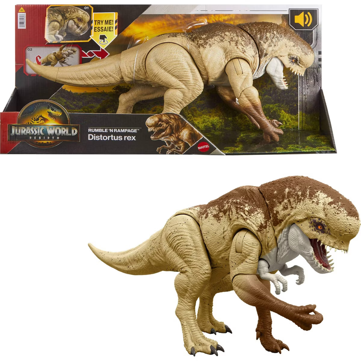 Jurassic World Rebirth Villain Dino Action Figure image 0