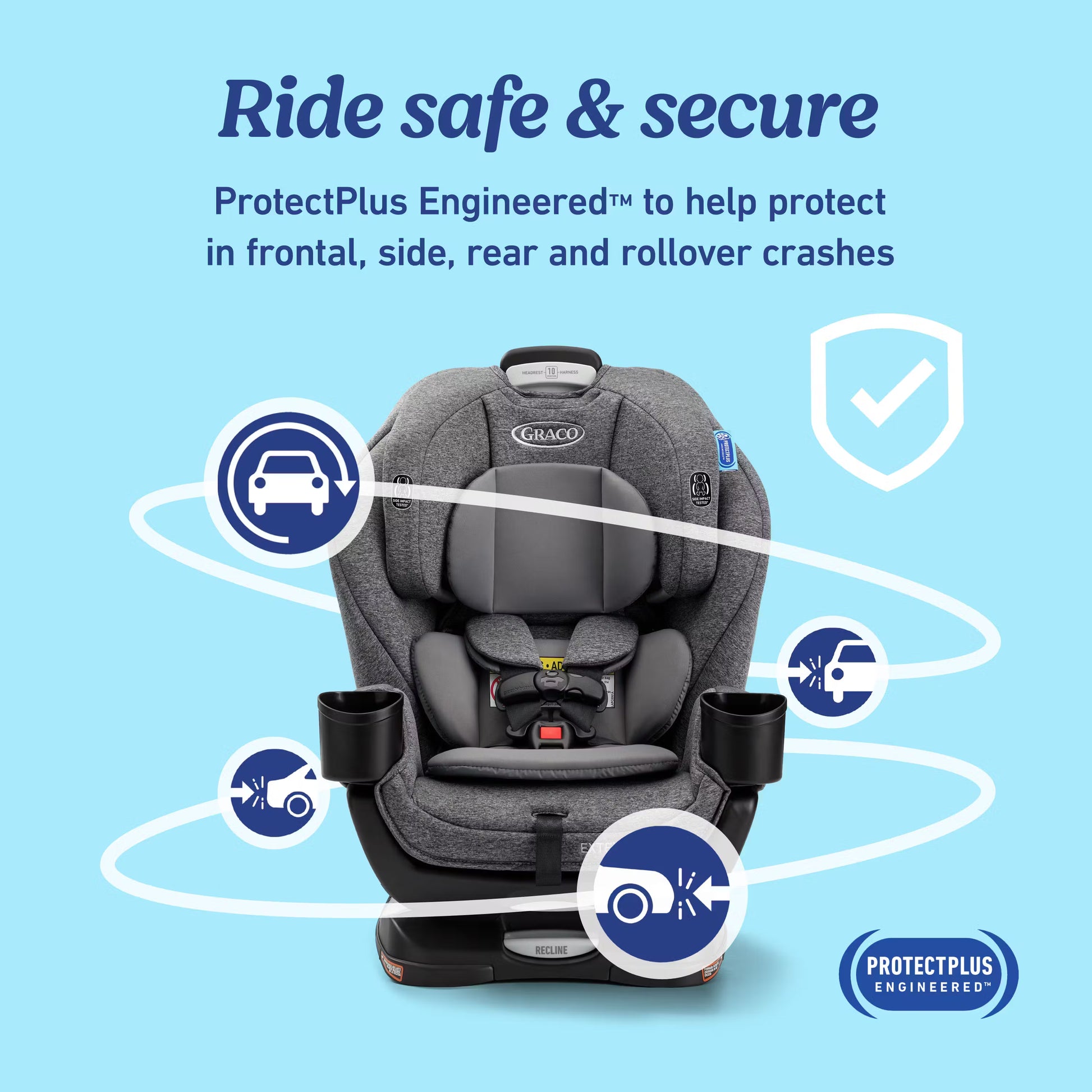 Graco Extend2Fit 3-in-1 Convertible Car Seat image 1