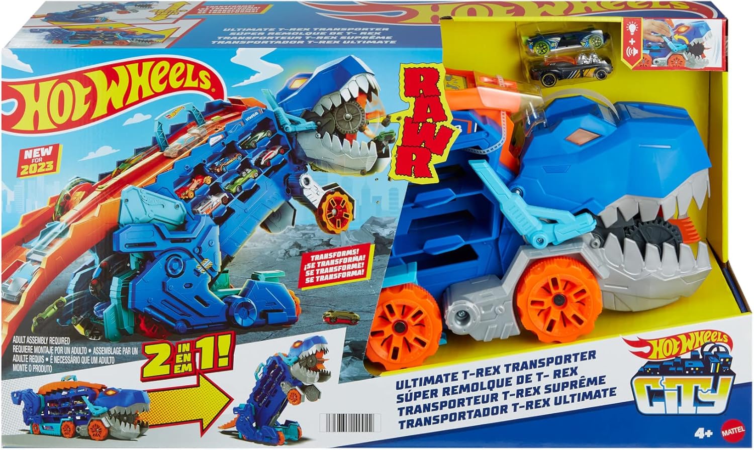 Hot Wheels City Ultimate T-Rex Transporter image 5