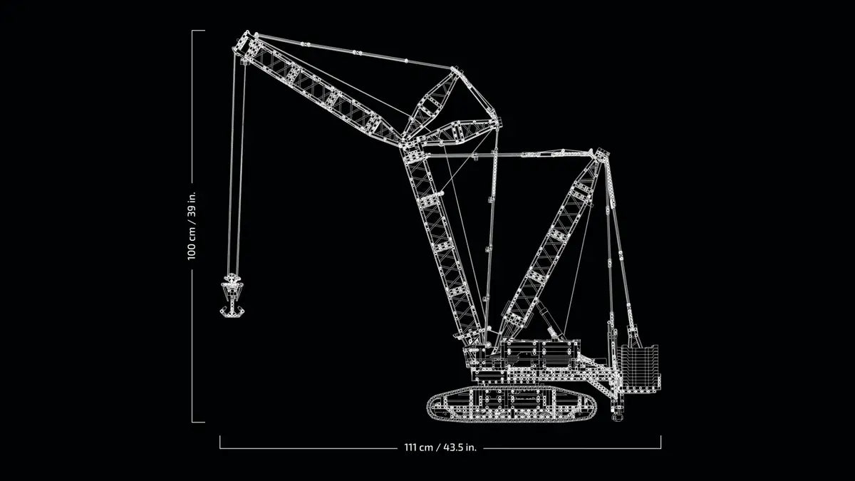 LEGO 42146 Liebherr Crawler Crane LR 13000 image 8