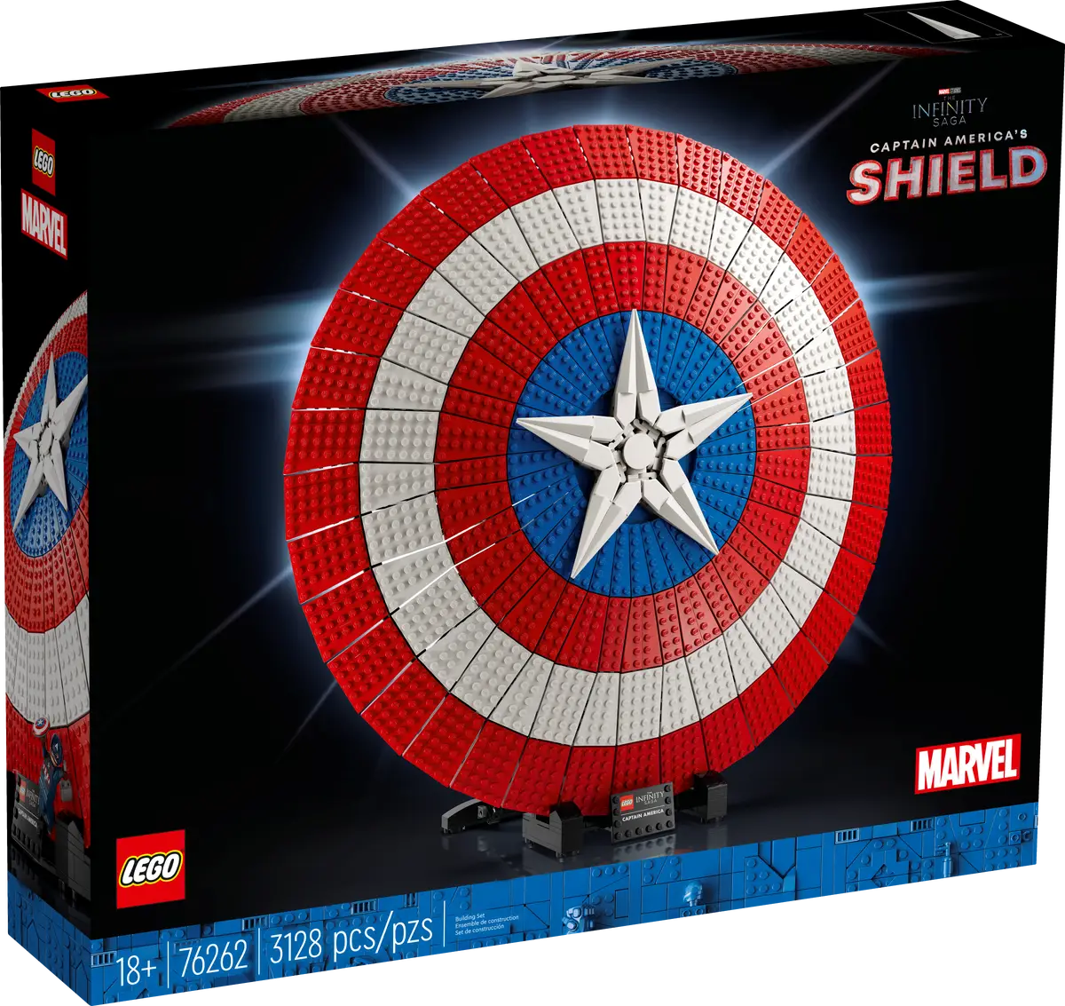 LEGO 76262 Marvel Captain America's Shield image 1