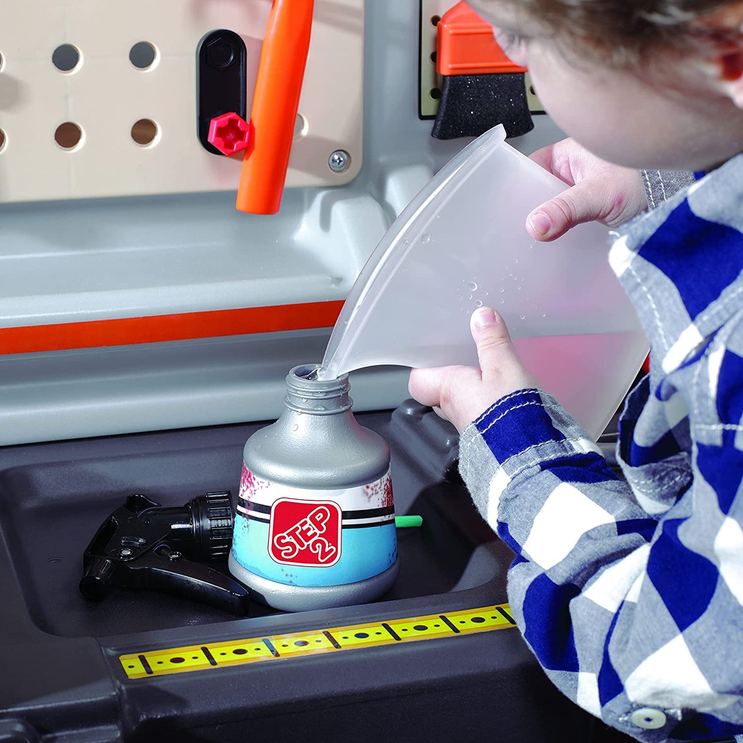 Step2 Big Builders Pro Kids Workbench – Includes 45 Toy Workbench Accessories image 3