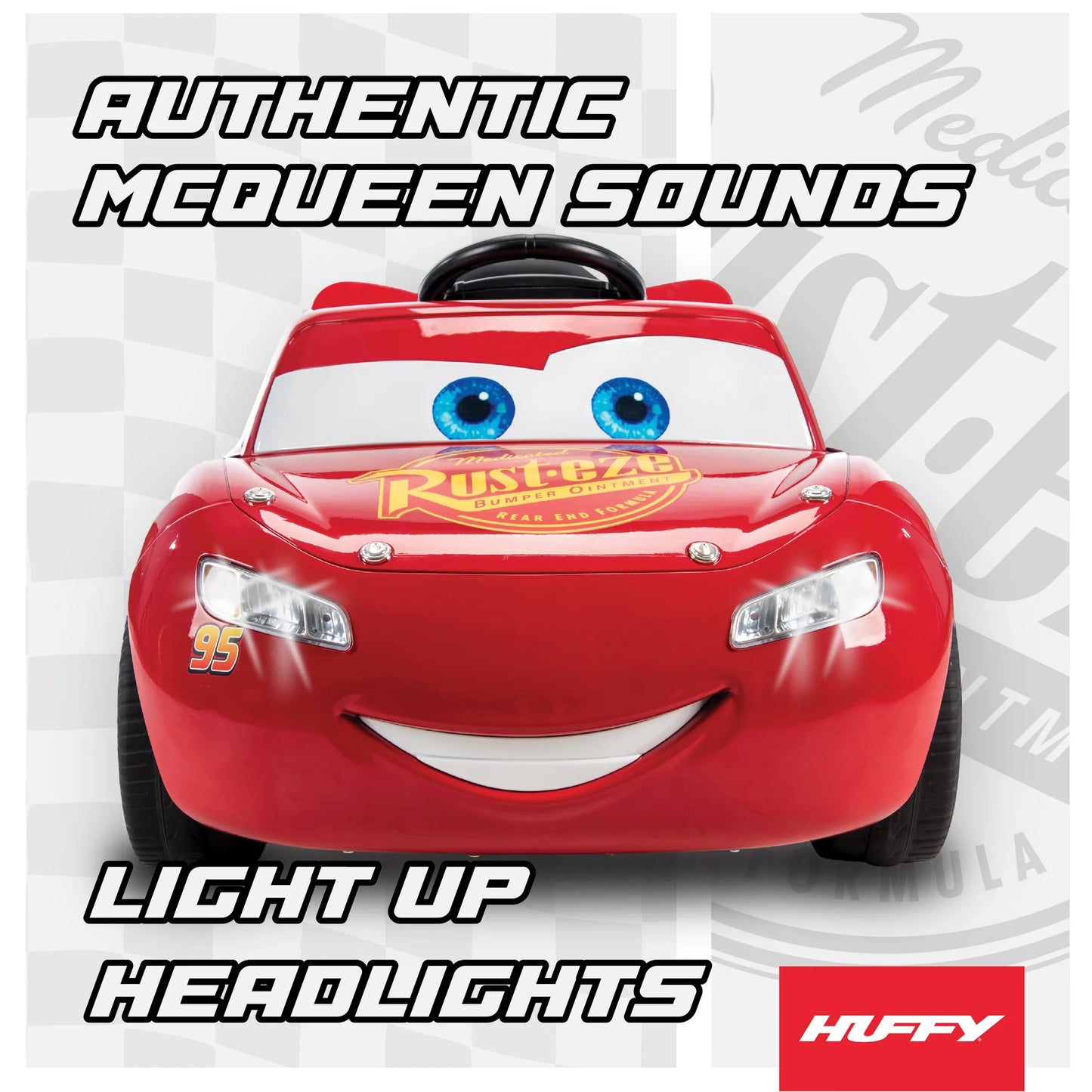 Huffy 6V Disney Pixar Lightning McQueen Ride-On Toy image 3