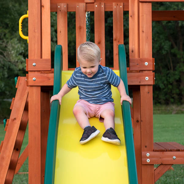 Backyard Discovery Tucson Cedar Wooden Swing Set image 3