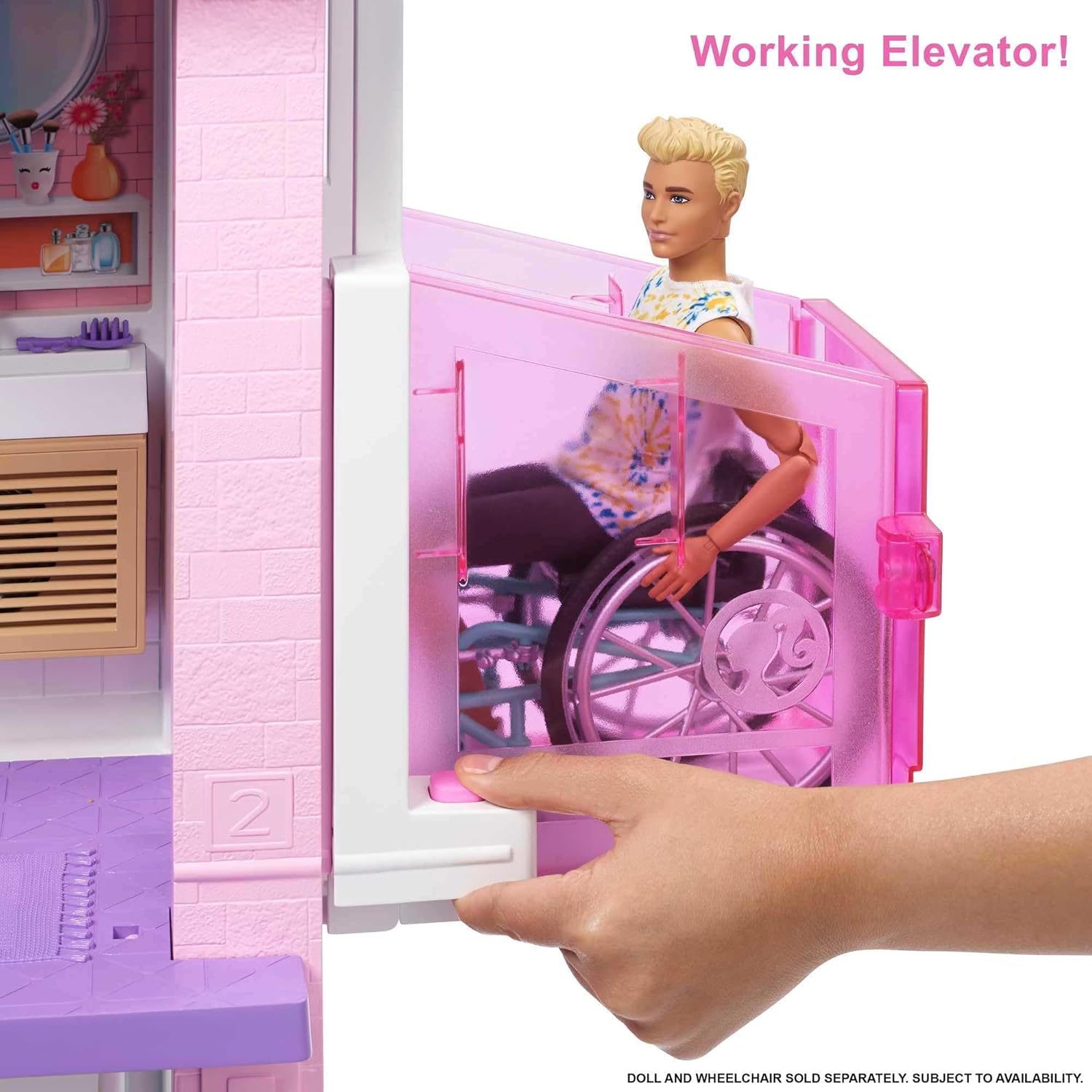 Barbie DreamHouse Dollhouse with 75+ Accessories image 3
