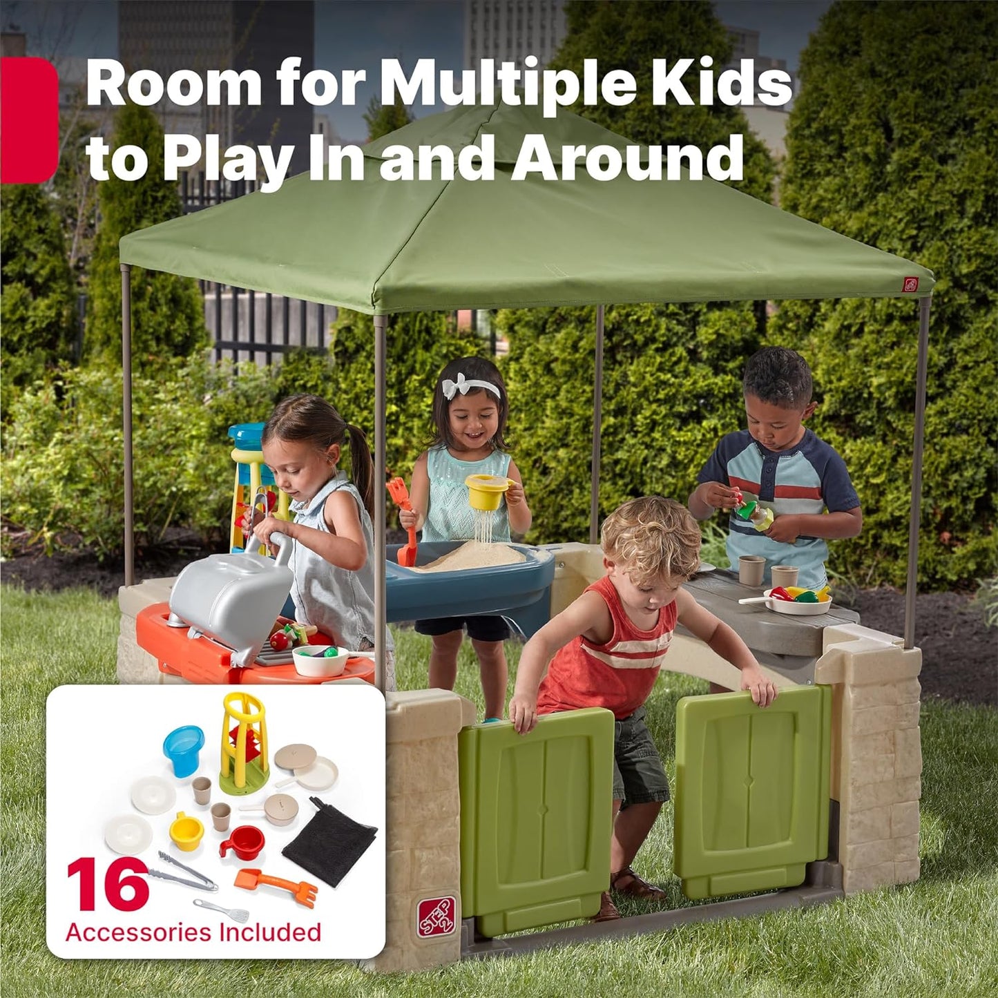 Step2 All Around Playtime Patio with Canopy image 1