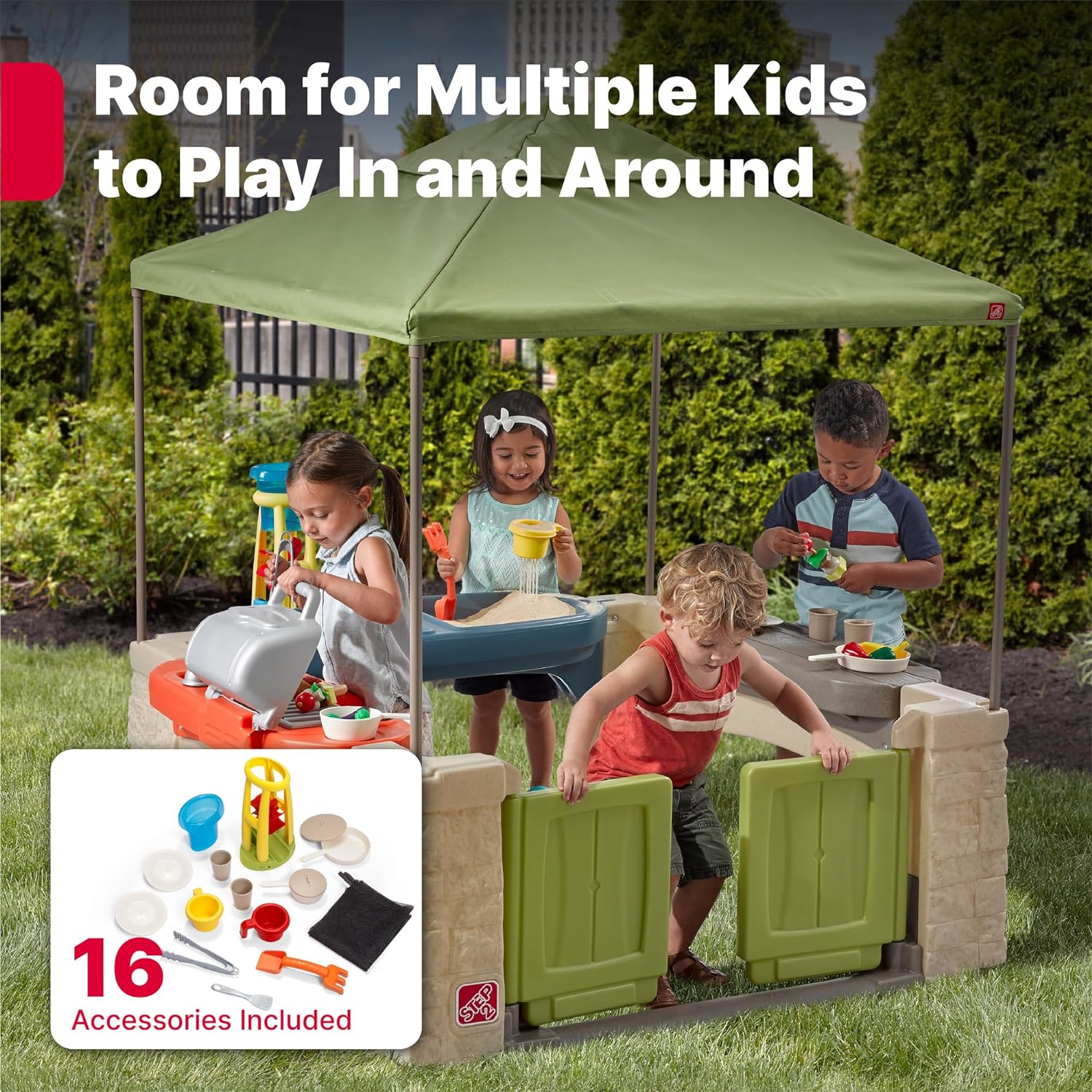 Step2 All Around Playtime Patio with Canopy image 1