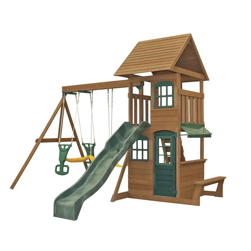 Kidkraft Windale Wooden Swing Set image 0