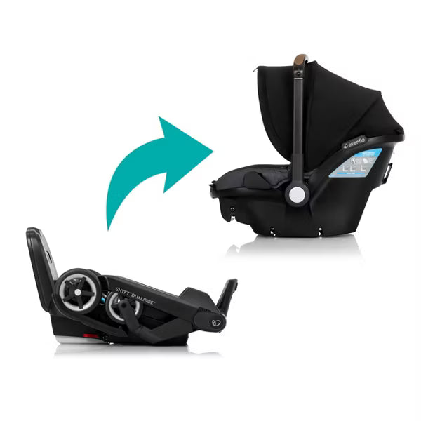 Evenflo Shyft DualRide Travel System with Carryall Storage image 4