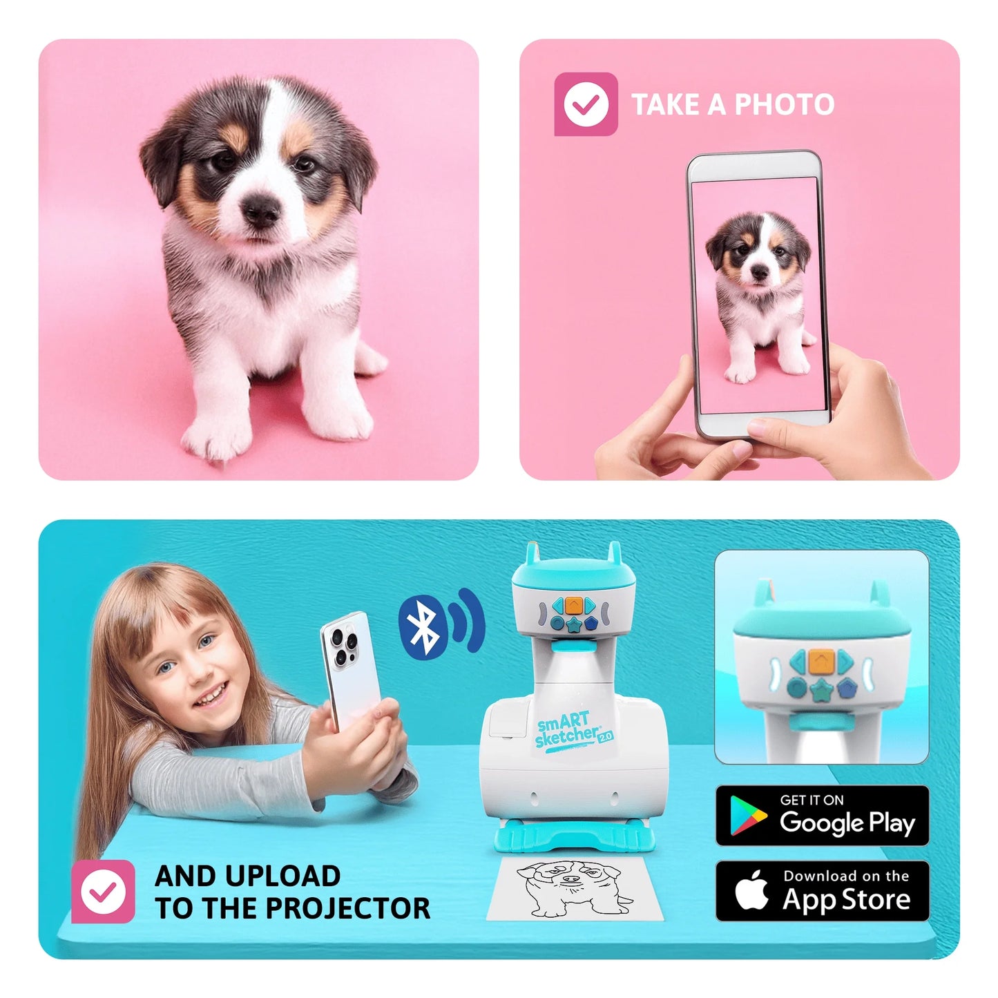 Flycatcher Smart Sketcher 2.0 Projector, Drawing and Tracing Toy for Kids image 3