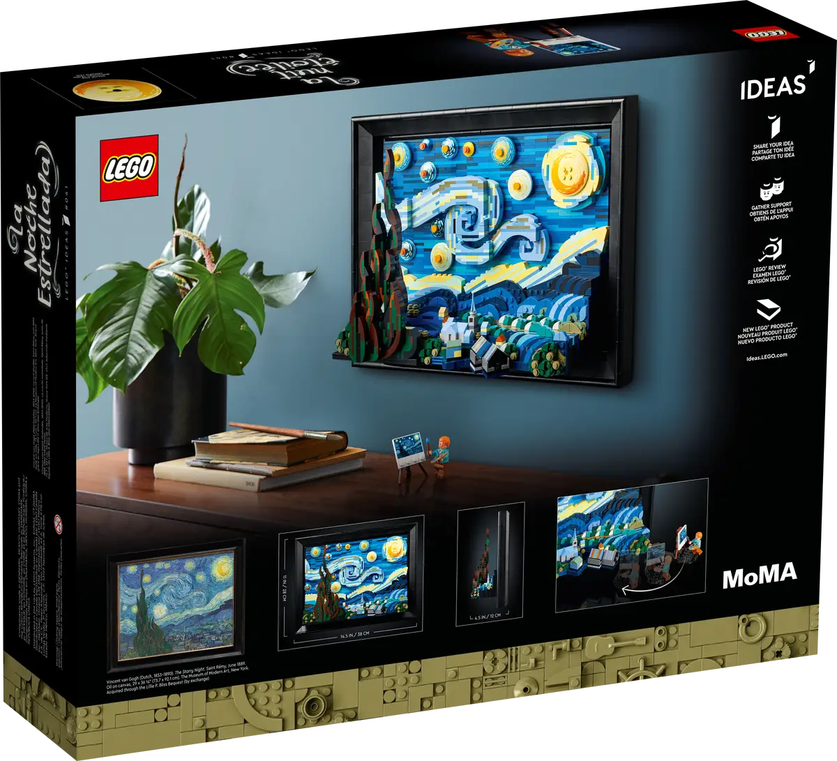 LEGO 21333 Ideas Vincent van Gogh - The Starry Night image 2