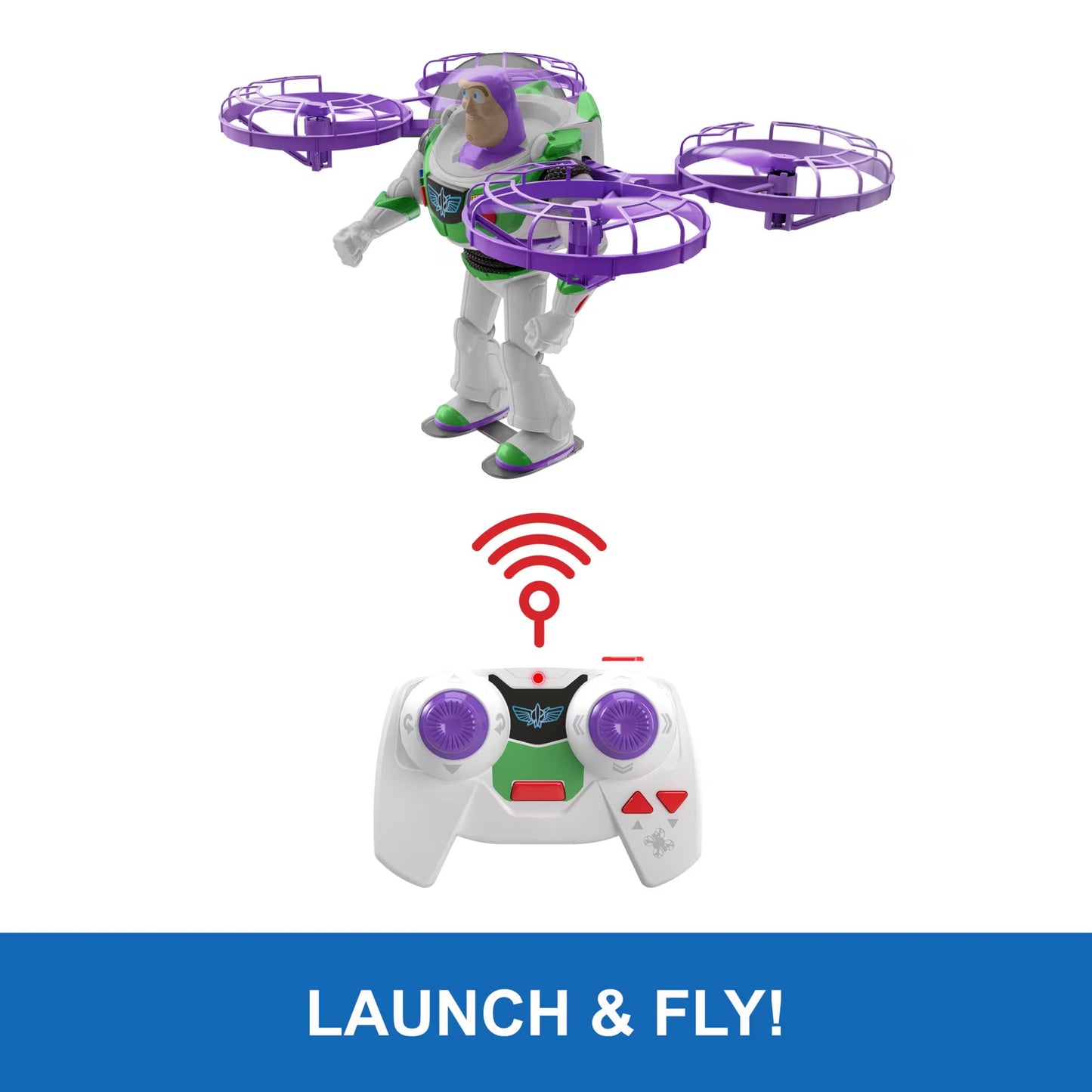 Disney and Pixar Toy Story 5 Flying RC Hi-Tech Edition Buzz Lightyear Action Figure