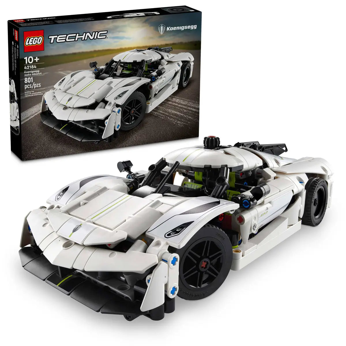 LEGO 42184 Technic Koenigsegg Jesko Absolut White Hypercar image 0