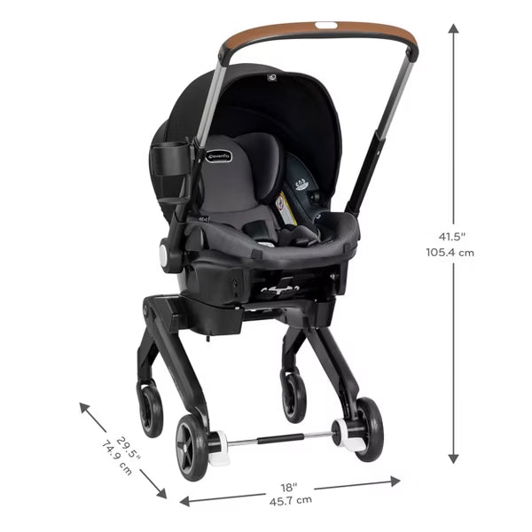 Evenflo Shyft DualRide Travel System with Carryall Storage image 13