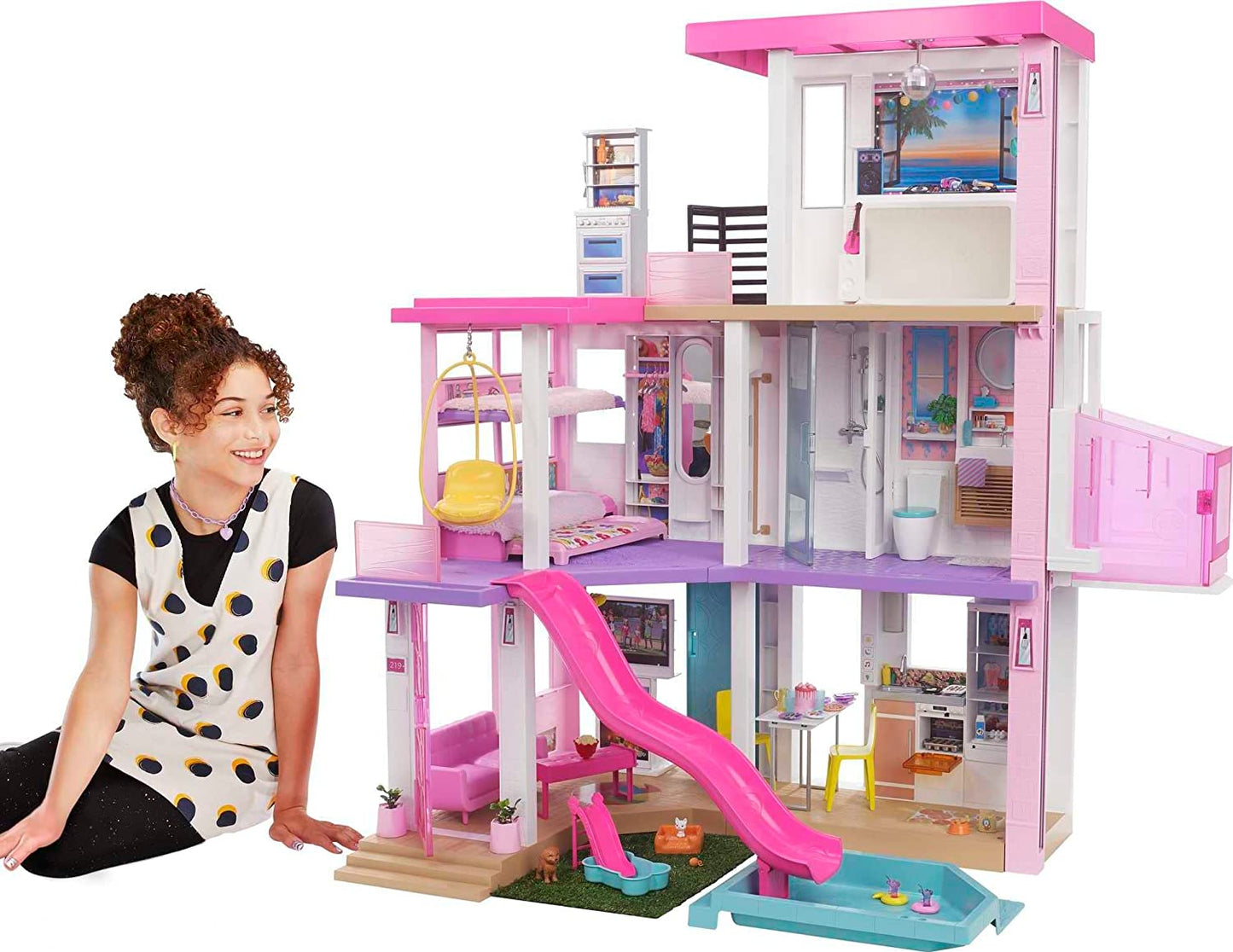 Barbie DreamHouse Dollhouse with 75+ Accessories image 0