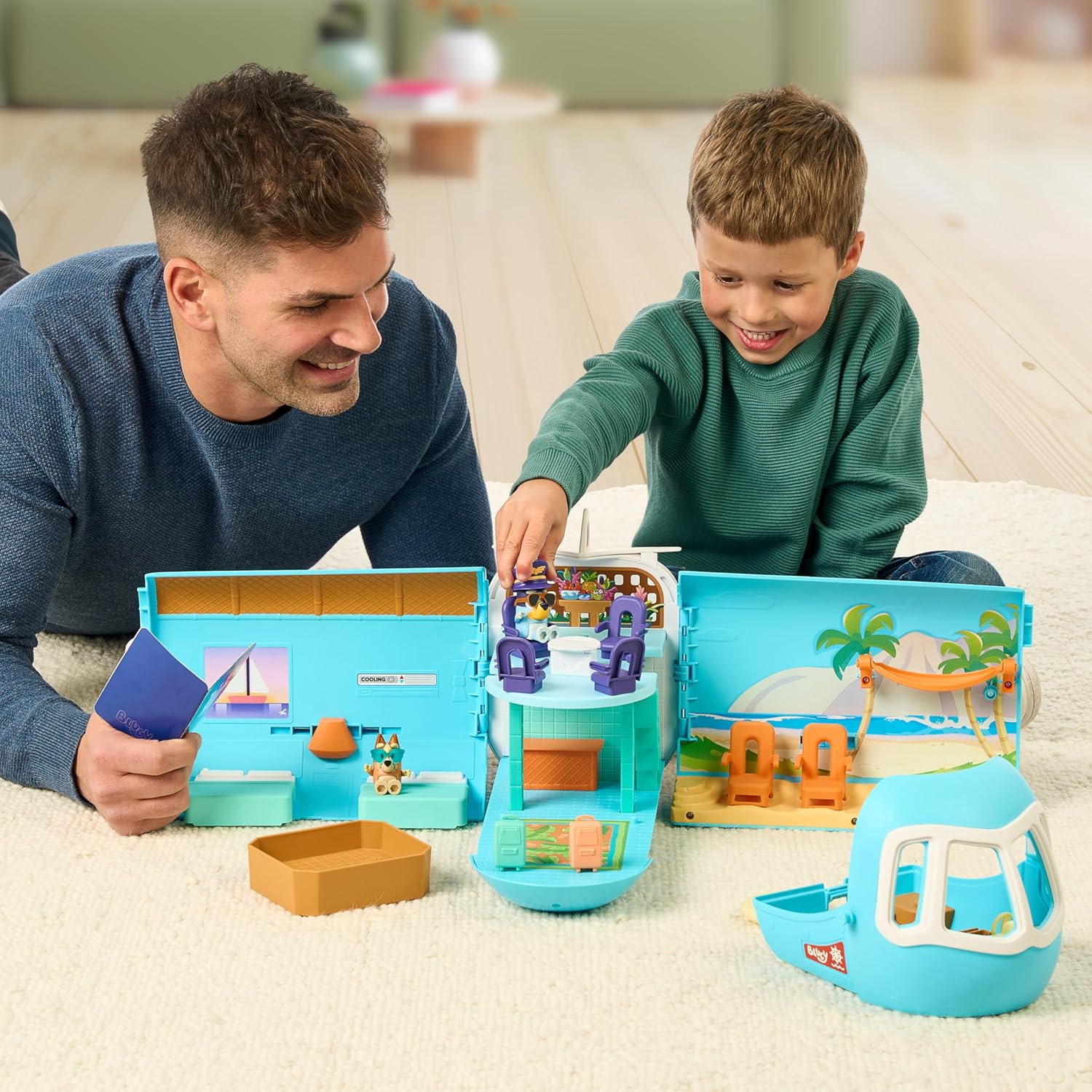 Bluey 3-in-1 Transforming Plane Playset image 3