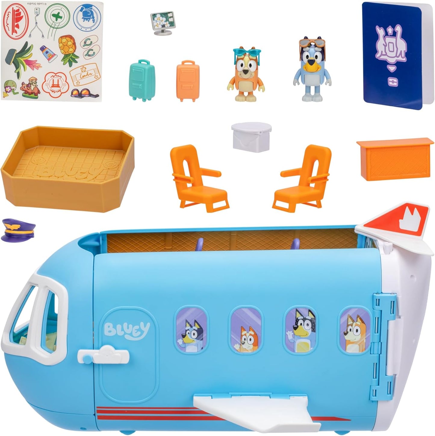 Bluey 3-in-1 Transforming Plane Playset image 2