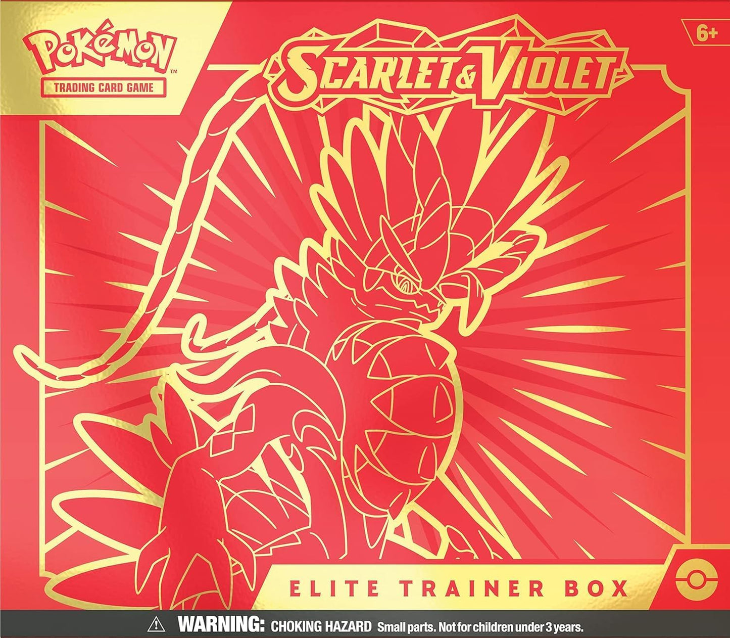 Pokémon TCG: Scarlet & Violet Elite Trainer Box Koraidon Red