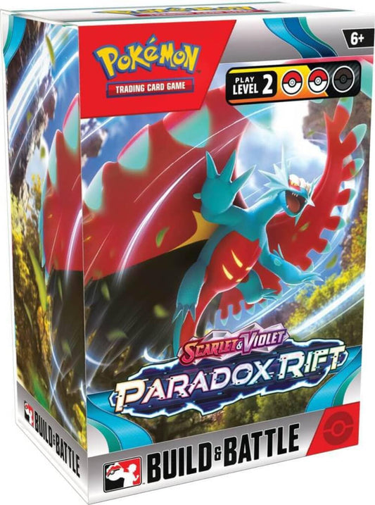 Pokémon TCG: SV4 Scarlet & Violet Paradox Rift Build & Battle Box